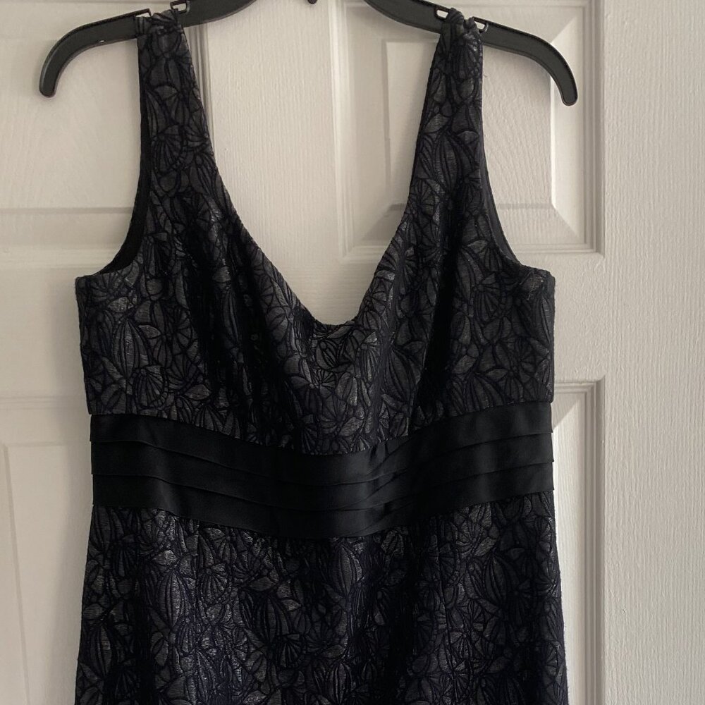 Jones New York Women's Black Patterned Dress Size 12